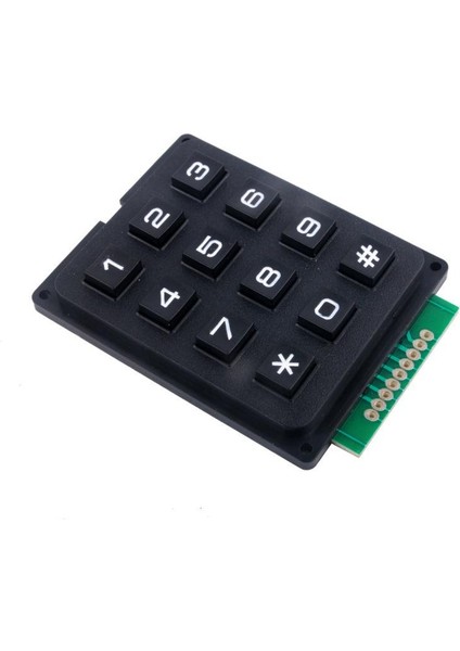 3x4 Telefon Stili Matrix Keypad