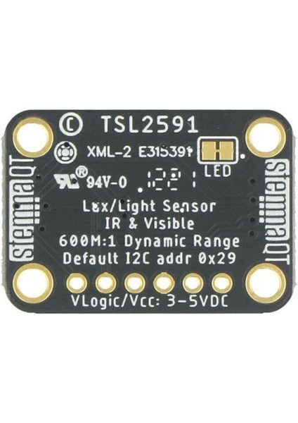TSL2591 Yüksek Dinamik Menzilli Dijital Işık Sensörü modelleri