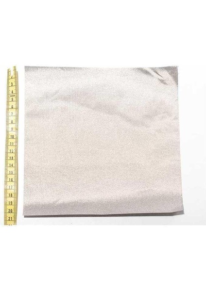 Dokuma İletken Kumaş 20x20cm Kare Gümüş Renk