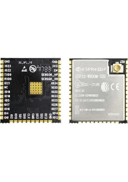 ESP32-WROOM-32U 8M 64Mbit Flash Wi-Fi Bluetooth Modülü fiyatları
