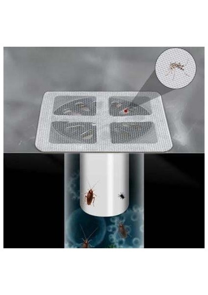 10'lu Lavabo Süzgeci Banyo Gider Kapatıcı Sineklik Tamir Kiti Pratik Banyo Saç Kılı Tutucu fırsatları