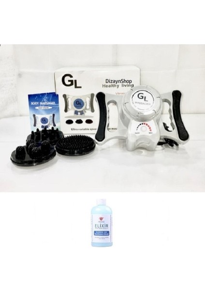 Portatif Selülit Cihazı 4000rpm+Jel, Ev Kullanımı, CE Uygun, Yüksek Performans