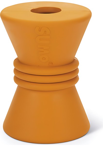 Sumo Play Diabolo Dayanıklı Köpek Oyuncağı Orange 10 cm