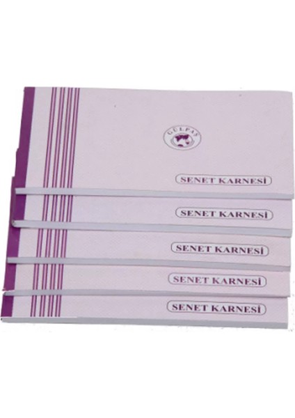 Senet Karnesi Karton Kapaklı 50 Yaprak