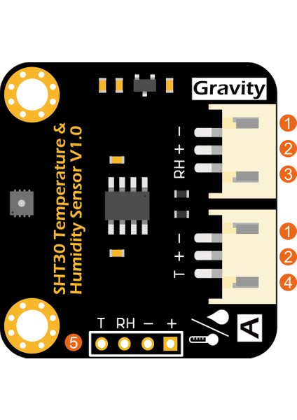 Gravity: Analog SHT30 Nem ve Sıcaklık Sensörü