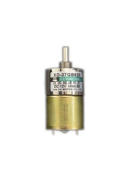 12V 50RPM Redüktörlü DC Motor (26 kg.cm) fiyatları