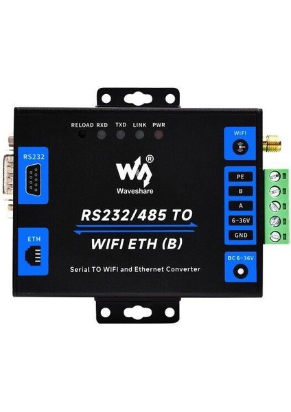 Endüstriyel RS232/485'ten WiFi ve Ethernet'e Modbus - MQTT Ağ Geçidi Dönüştürücü modelleri