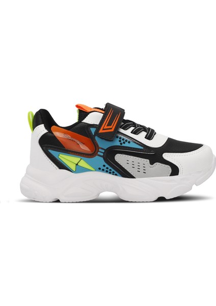 NABIL Unisex Çocuk Sneaker Koşu & Yürüyüş Ayakkabısı Siyah / Beyaz