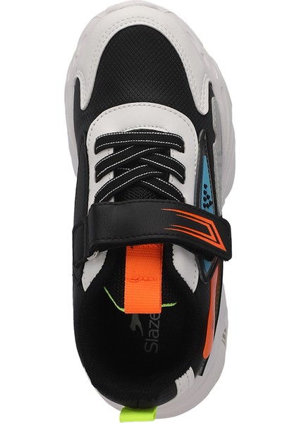NABIL Unisex Çocuk Sneaker Koşu & Yürüyüş Ayakkabısı Siyah / Beyaz
