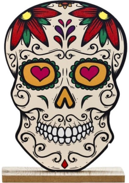 Ahşap Standlı Kuru Kafa 13,5X5X20 cm fiyatları