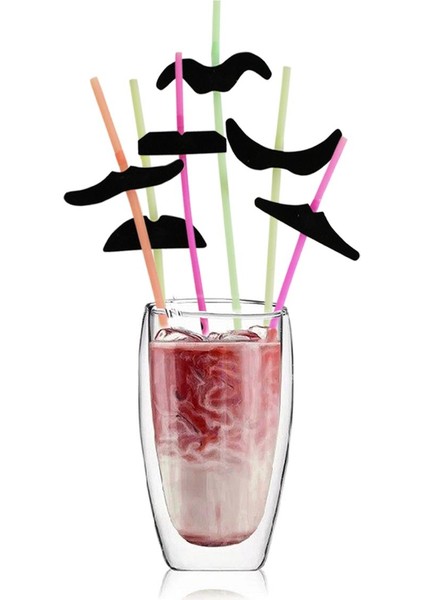 Bıyıklı Pipet 6'Lı