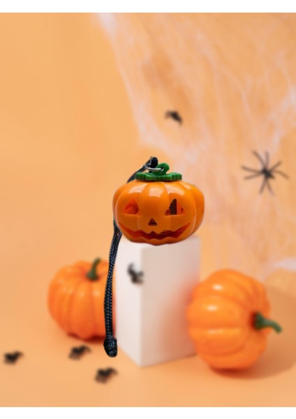 Cadılar Bayramı Balkabağı Işıklı Kolye Halloween Parti Aksesuarı