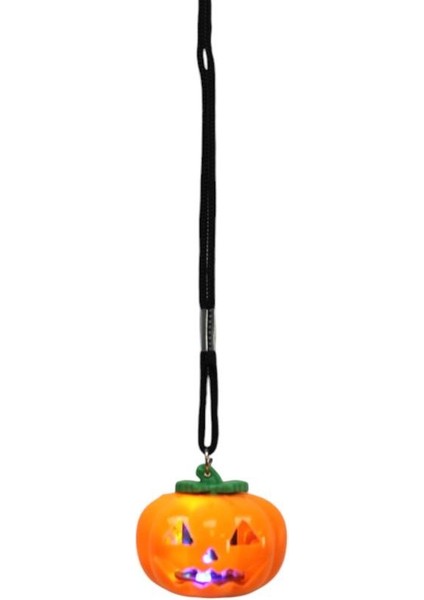 Cadılar Bayramı Balkabağı Işıklı Kolye Halloween Parti Aksesuarı fiyatları
