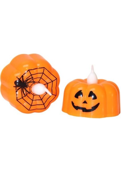 Cadılar Bayramı Balkabağı Pilli LED Mum Halloween Parti Dekorasyonu modelleri