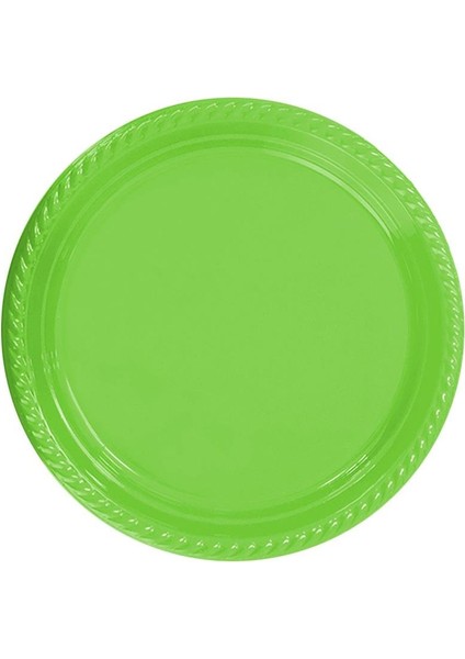 Plastik Tabak Yeşil Renk 25'li fiyatları