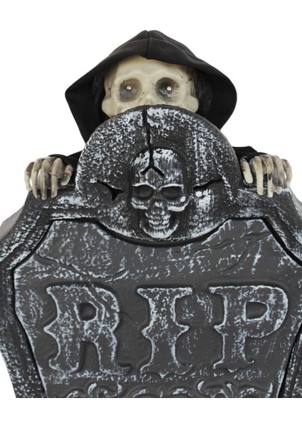 Cadılar Bayramı Mezar Taşı Halloween Işıklı Sesli Parti Dekoru 40 cm modelleri