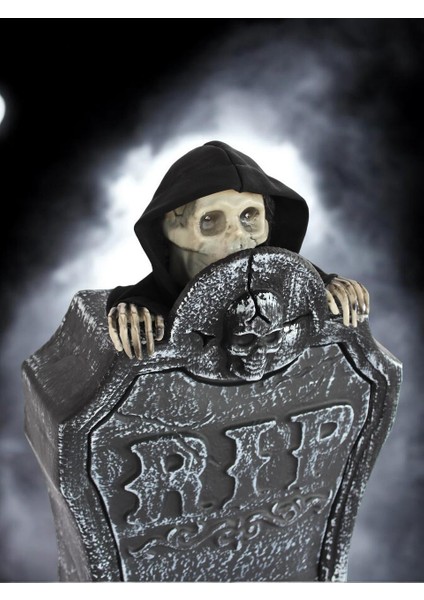 Cadılar Bayramı Mezar Taşı Halloween Işıklı Sesli Parti Dekoru 40 cm fırsatları