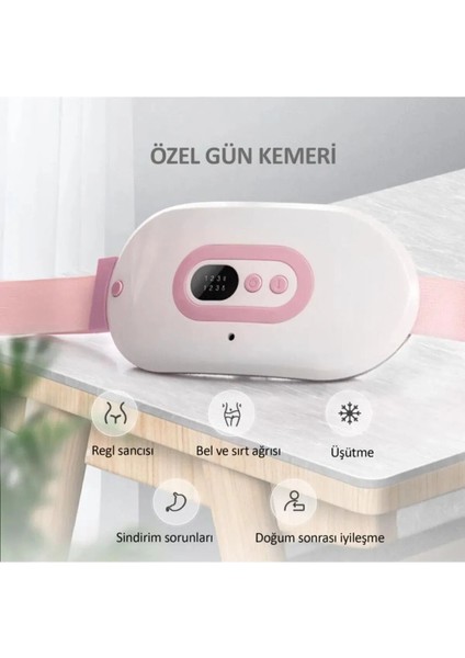 Premium Seri Özel Taşınabilir Titreşimli Sıcak Tutan Regl Ağrıları Için Dijital Özel Gün Adet Kemer indirimleri