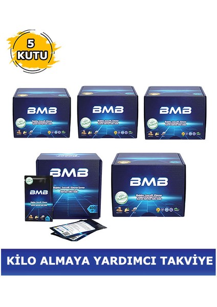 Bmb Gıda Takviyesi 5 Kutu Yeni Ambalaj