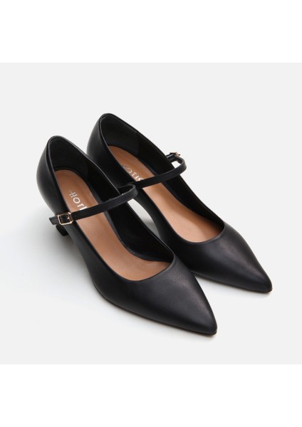 01AYH290860A100 MARY Jane Deri Siyah Kadın Stiletto fiyatları