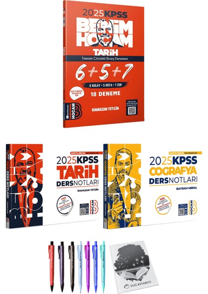 Benim Hocam 2025 Kpss Tarih 18 Deneme - 2025 Kpss Tarih Coğrafya Ders Notları