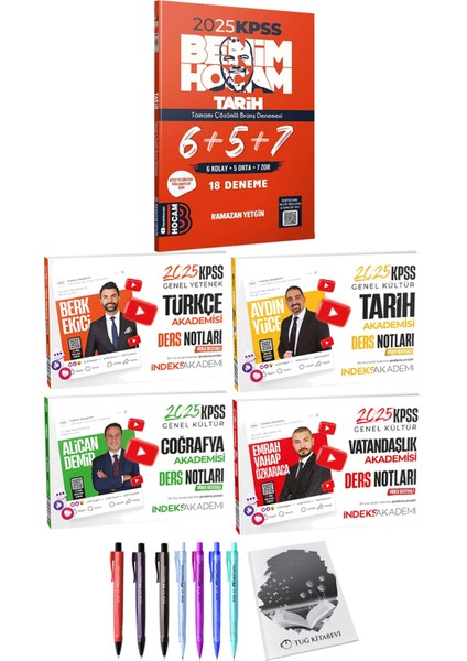 Benim Hocam 2025 Kpss Tarih 18 Deneme - 2025 Kpss Türkçe Tarih Coğrafya Vatandaşlık Akademisi Video Ders Notları