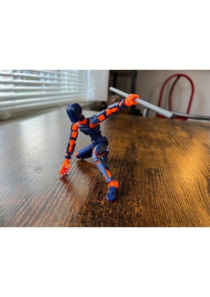 Çok Esnek Robot Insan Figürü - 15 cm
