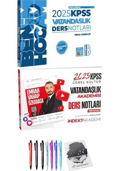 Benim Hocam 2025 Kpss Vatandaşlık Ders Notları - 2025 Kpss Vatandaşlık Akademisi Video Ders Notları
