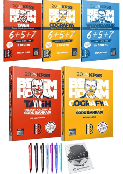 Benim Hocam 2025 Kpss Tarih Coğrafya Vatandaşlık 18 Deneme - 2025 Kpss Tarih Coğrafya Soru Bankası