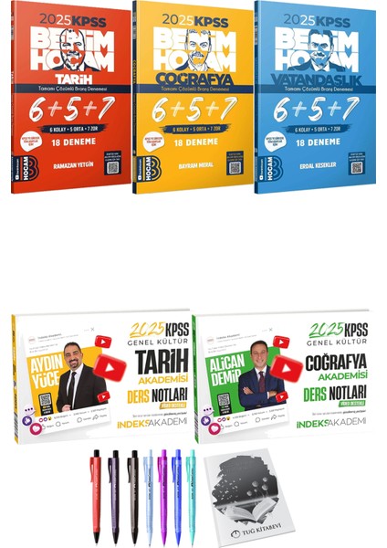 Benim Hocam 2025 Kpss Tarih Coğrafya Vatandaşlık 18 Deneme - 2025 Kpss Tarih Coğrafya Akademisi Video Ders Notları
