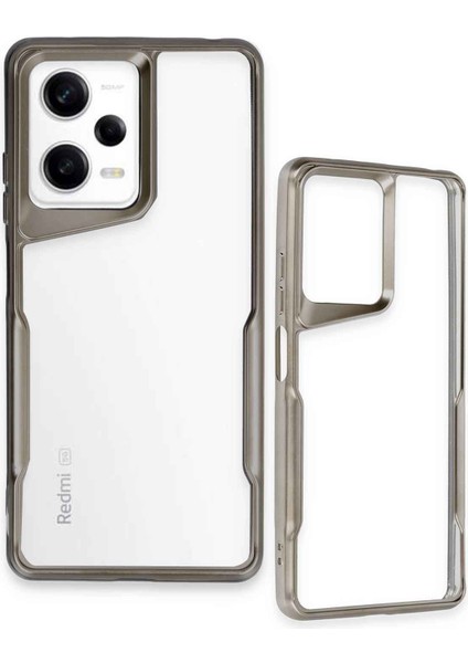 Denza Case Xiaomi Redmi Note 12 Pro 5g Kılıf Renkli Senkron Kapak - Gümüş