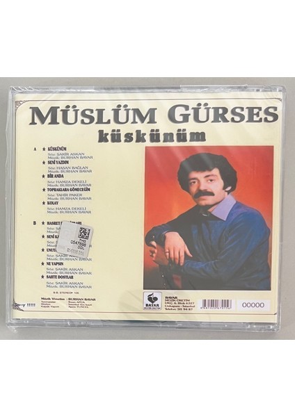 Bayar Müzik Müslüm Gürses Küskünüm CD