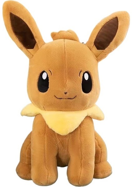 45CM Eevee Peluş Oyuncak Pokémon Bebek Oturan Bebek (Yurt Dışından)