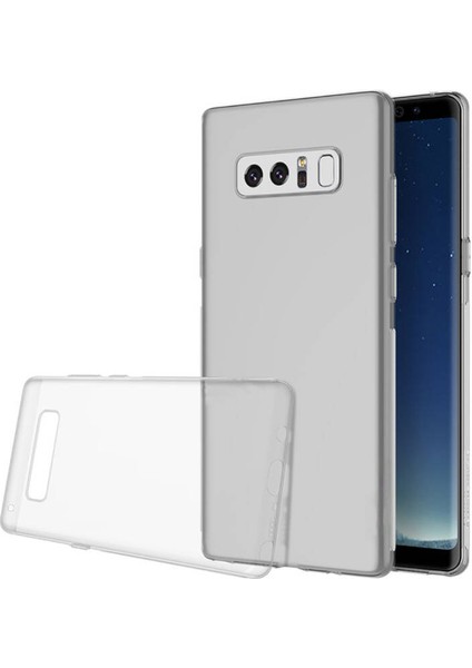 Samsung Galaxy Note 8 Kılıf Esnek ve Şeffaf Sheer Premium Tpu Silikon Kapak