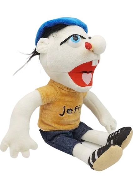 40CM Jeffy Hat Oyun Oyunu Bebek Peluş Oyuncak Jeffy Doll (Yurt Dışından)