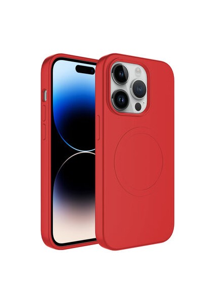 iPhone 11 Pro Kılıf Magsafe Wireless Şarj Özellikli Pastel Renk Silikon Plas Kapak