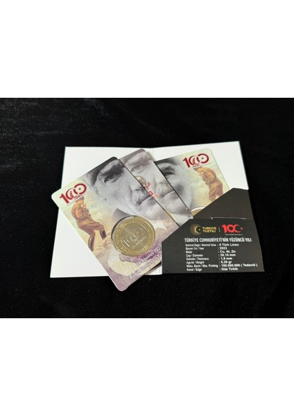 Türkiye Cumhuriyeti 2023 Cumhuriyetin 100.YILI ve Büyük Taarruz Koleksiyon Çil Hatıra Para Özel Kitinde modelleri