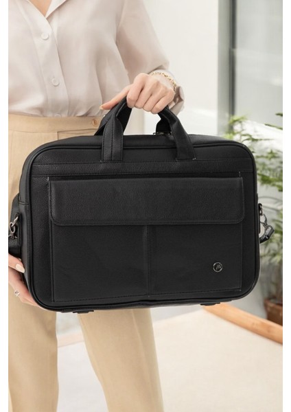 Lüx Unisex Ofis Evrak Çantası Laptop Bölmeli 16" & 17" indirimleri