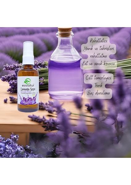 4'lü Hidrolat-Lavanta Suyu, Gül Suyu, Kekik Suyu, Adaçayı Suyu (50 ml Spreyli) modelleri