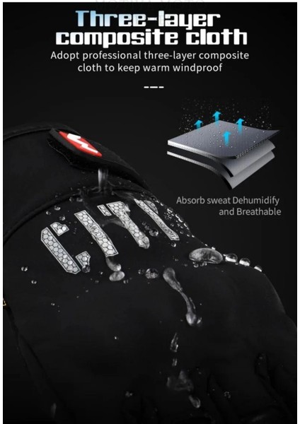 Madbike 2025 Siyah Softshell Su İtici Motosiklet Eldiveni Reflektörlü Gizli Korumalı Yeni Model modelleri