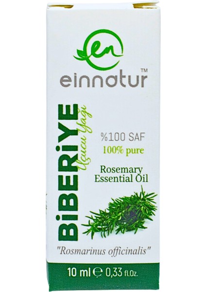 Einnatur %100 Saf Biberiye Uçucu Yağı, 10 Ml, Rosmarinus officinalis Leaf Essential Oil, 1,8-sineol modelleri