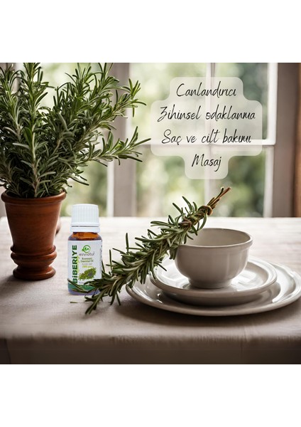 Einnatur %100 Saf Biberiye Uçucu Yağı, 10 Ml, Rosmarinus officinalis Leaf Essential Oil, 1,8-sineol fırsatları