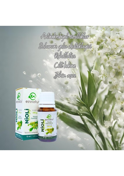 Ein Natur %100 Saf Nioli Uçucu Yağı 10 ml, Melaleuca quinquenervia