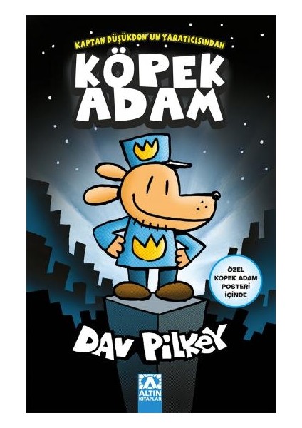 Köpek Adam Serisi 1 - 2 - 3 Ilk 3 Kitap Set - Defter Hediyeli