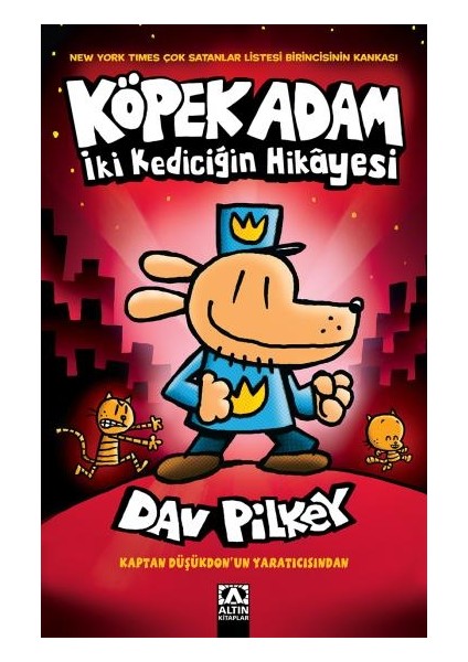 Köpek Adam Serisi 1 - 2 - 3 Ilk 3 Kitap Set - Defter Hediyeli
