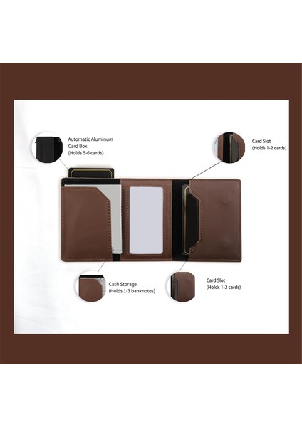 Erkek Cüzdanları, Cüzdanlı Kart Sahibi Nakit Kredili Erkek/kadın(Dahil Değil) Kahve Rengi (Yurt Dışından) fırsatları