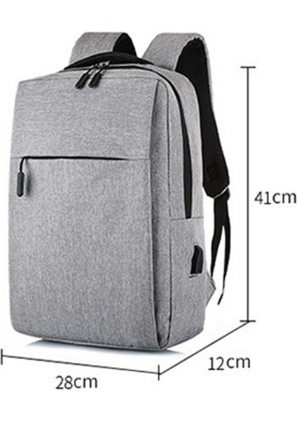 Yeni USB Dizüstü Sırt Çantası Iş Büyük Kapasiteli Erkek Bilgisayar Okul Çantası Seyahat Sırt Çantası Öğrenci Siyah (Yurt Dışından) fiyatları