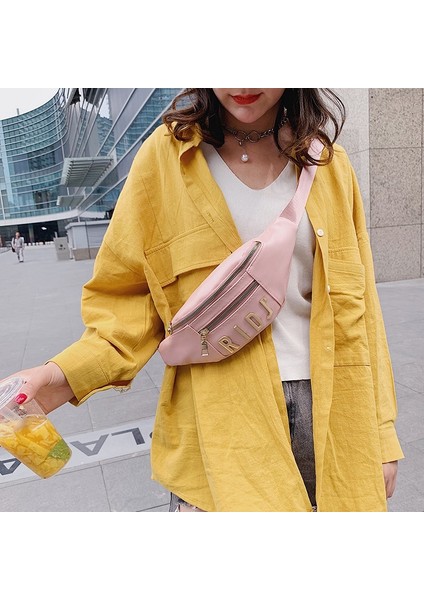 Moda Kadın Göğüs Çanta Spor Koşu Messenger Crossbody Pu Kılıfı Telefon Seyahat Çanta Pembe (Yurt Dışından) fiyatları