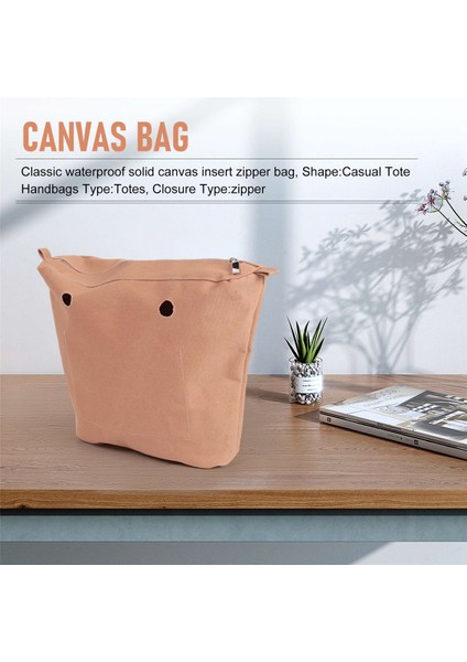 Su Geçirmez Katı Kanvas Ekleme Iç Astar Fermuarlı Cebi Obag O Çanta Çanta Derin Haki Mini (Yurt Dışından) modelleri