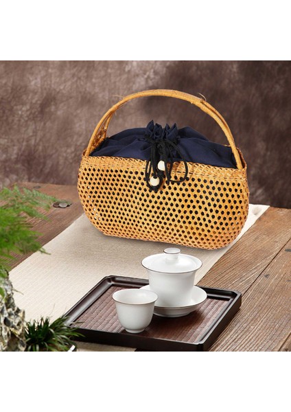 Kadın Bambu Çanta Bohemian Kadın Yaz Plaj Çantası Bayan Vintage Rattan Örme Çanta Içi Boş El Yapımı Dokuma Sepet Tote (Yurt Dışından) fiyatları